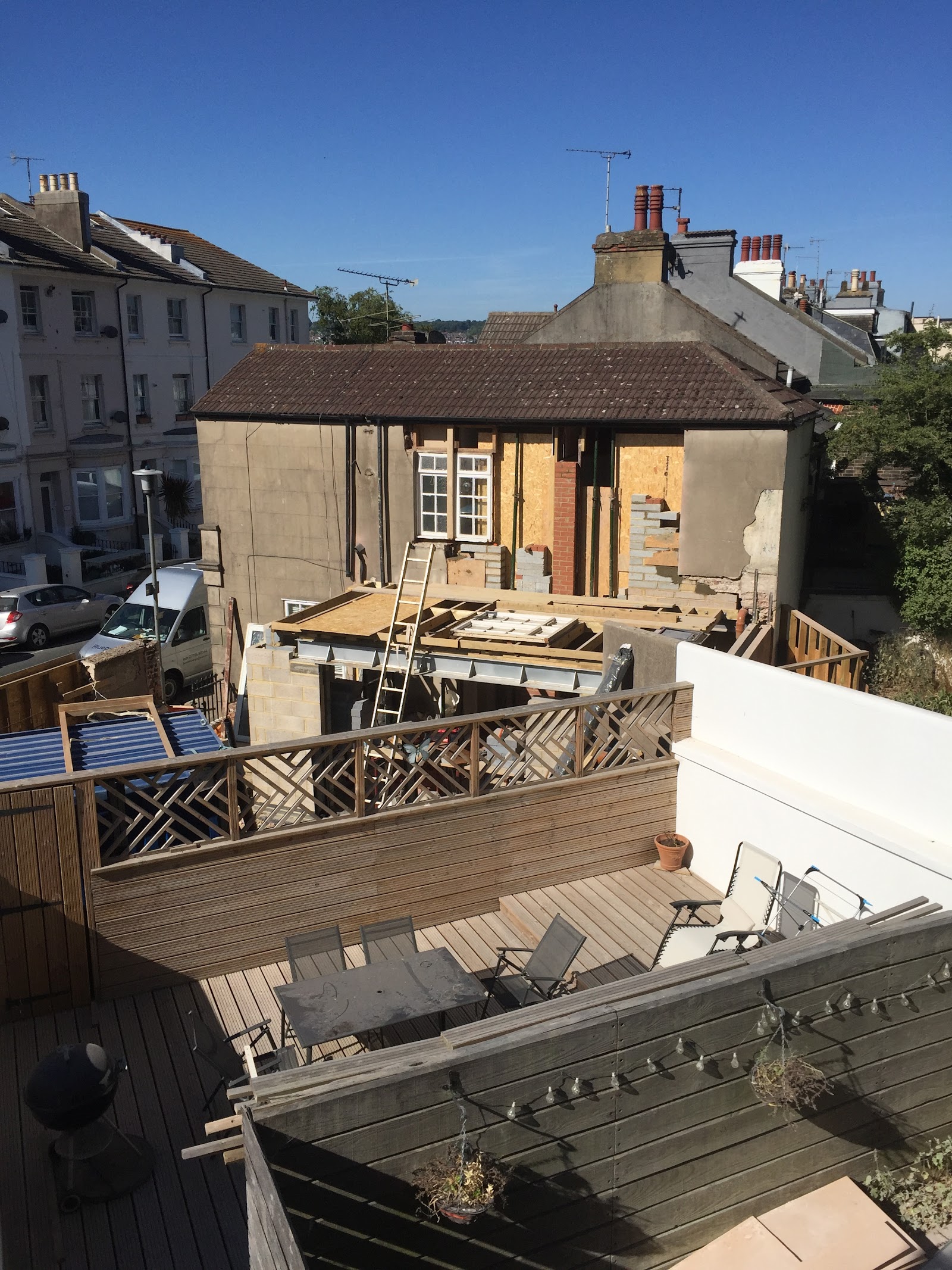 Loft conversion and roof works on a Brighton terraced house